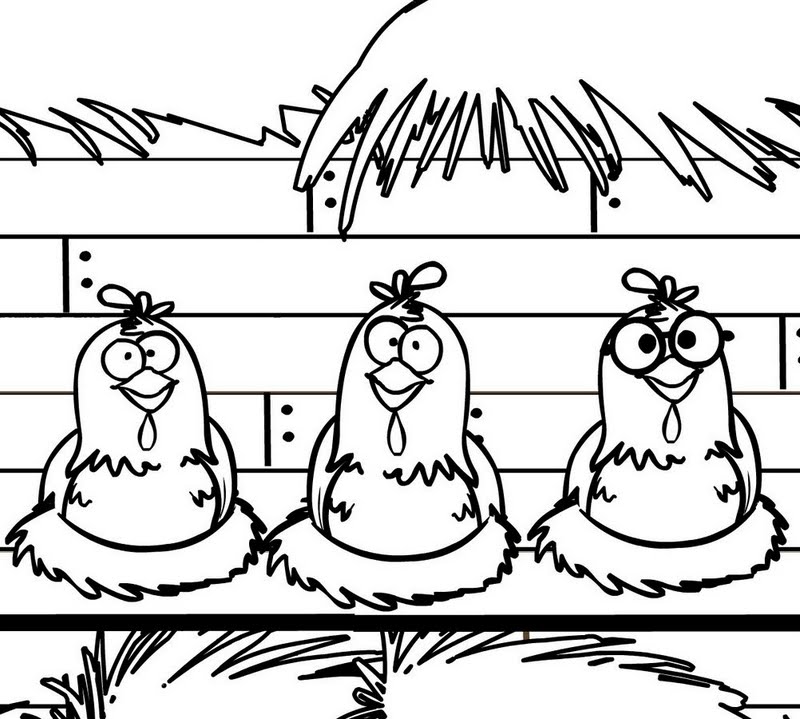 Desenhos da galinha pintadinha para colorir